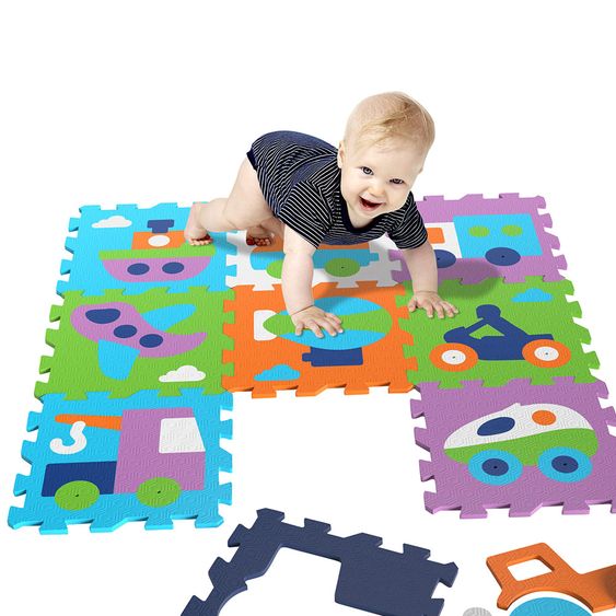 Knorrtoys 9-tlg. Puzzlematte Fahrzeuge