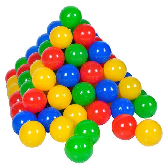 Knorrtoys Balls 100er Pack for Ball Bath - Colourful