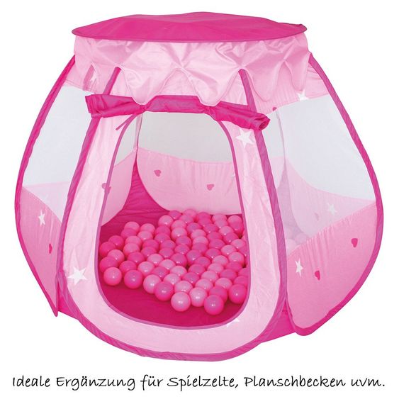 Knorrtoys Balls 200er Pack for ball bath - Pink Rosa