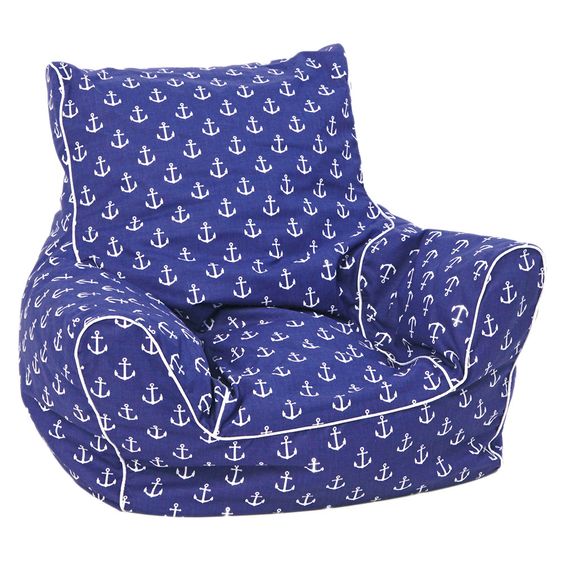 Knorrtoys Kinder-Sitzsack - Maritim - Blau Weiß