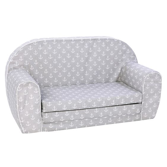 Knorrtoys Divano per bambini - Marittimo - Grigio Bianco
