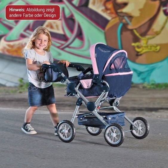 Knorrtoys Kombi-Puppenwagen Twingo-S My little Princess - Blau Rosa