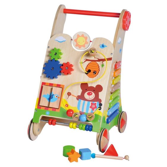 Knorrtoys Baby walker Play Pram - honey bear
