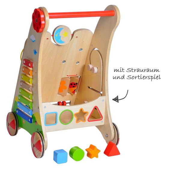 Knorrtoys Baby walker Play Pram - honey bear