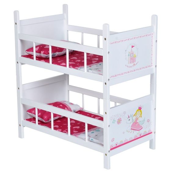 Knorrtoys Puppen-Etagenbett My little Princess - Weiß