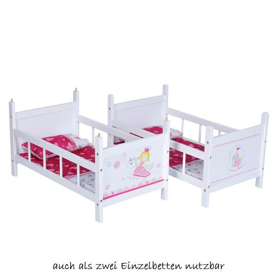 Knorrtoys Puppen-Etagenbett My little Princess - Weiß