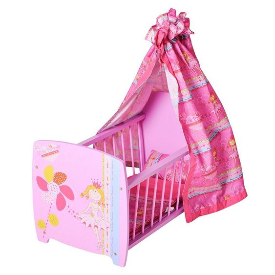 Knorrtoys Puppenbett mit Himmel My little Princess - Pink
