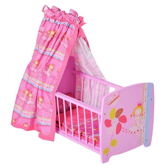 Knorrtoys Puppenbett mit Himmel My little Princess - Pink