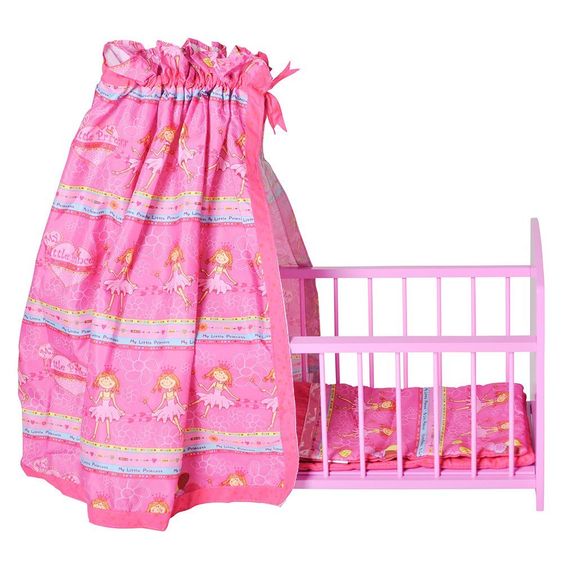 Knorrtoys Puppenbett mit Himmel My little Princess - Pink