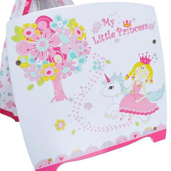 Knorrtoys Puppenbett mit Himmel My little Princess - Weiß