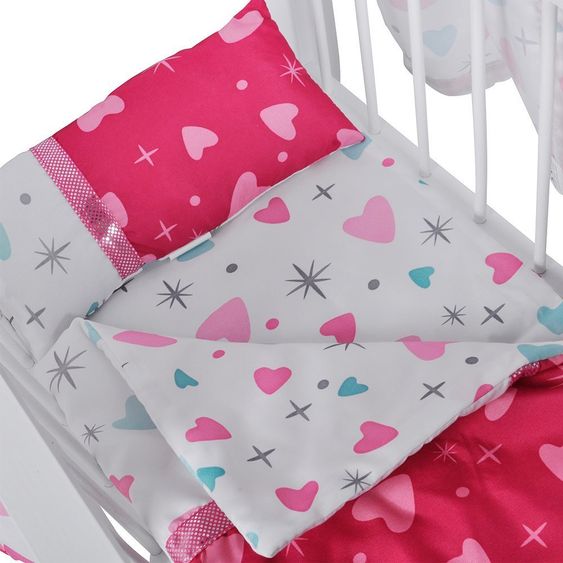 Knorrtoys Puppenbett mit Himmel My little Princess - Weiß