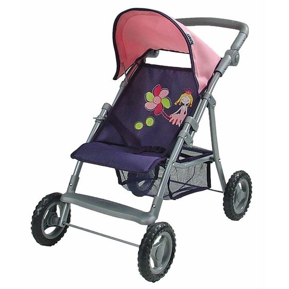 Knorrtoys Puppenbuggy Liba My little Princess - Blau Rosa
