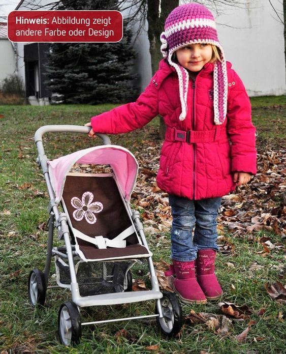 Knorrtoys Puppenbuggy Liba My little Princess - Blau Rosa