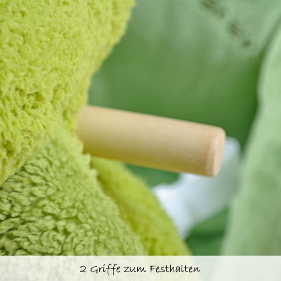 Knorrtoys Schaukeltier Dino Nelson mit abnehmbarem Kuscheltier