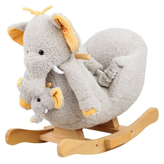 Knorrtoys Schaukeltier Elefant Nele mit Handpuppe