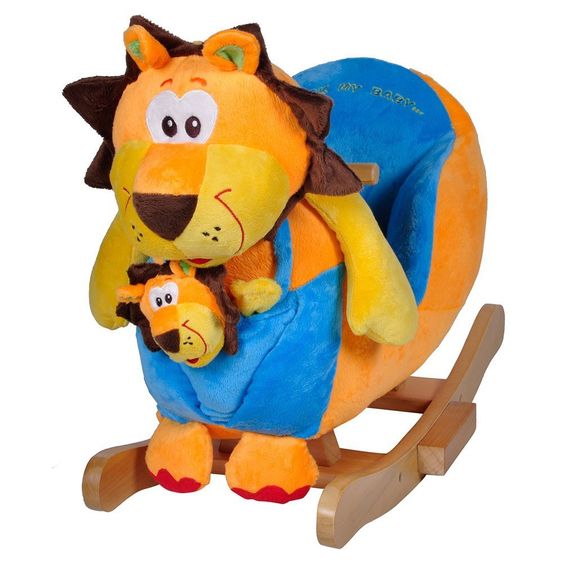 Knorrtoys Schaukeltier Löwe Baba mit Handpuppe