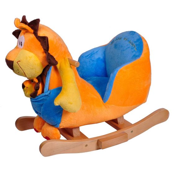 Knorrtoys Schaukeltier Löwe Baba mit Handpuppe
