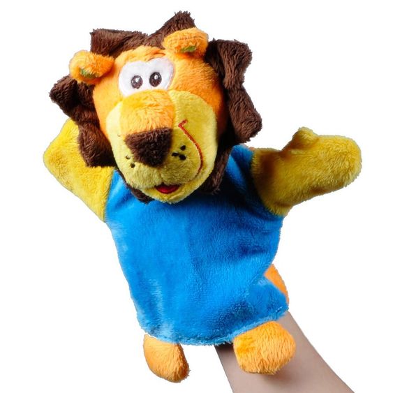 Knorrtoys Schaukeltier Löwe Baba mit Handpuppe