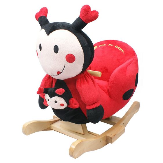 Knorrtoys Schaukeltier Marienkäfer mit Handpuppe