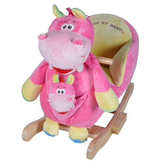Knorrtoys Schaukeltier Nilpferd Doris mit Handpuppe