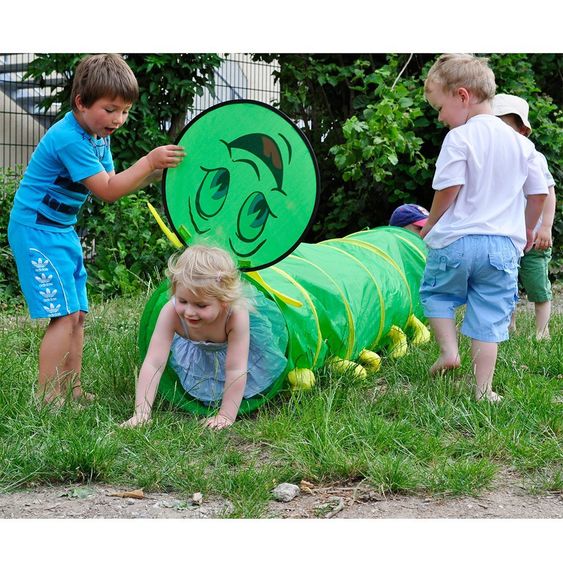 Knorrtoys Spieltunnel Raupe Hugo 180 cm