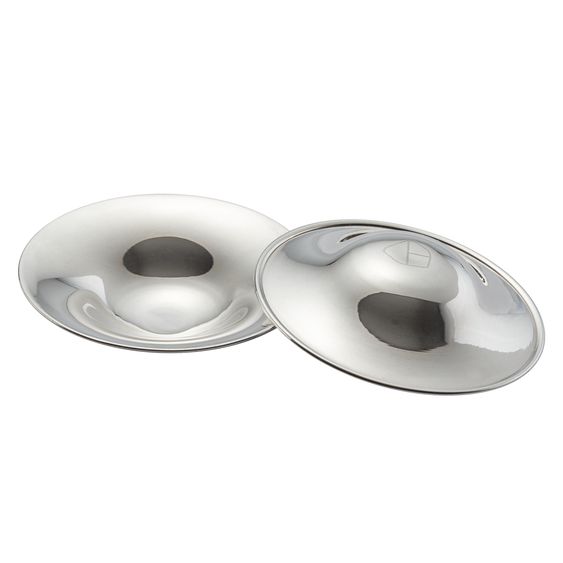 Koala Babycare 2-Pack Breast Shields Silver Cups Trilaminate Regular in anatomical design for a perfect fit