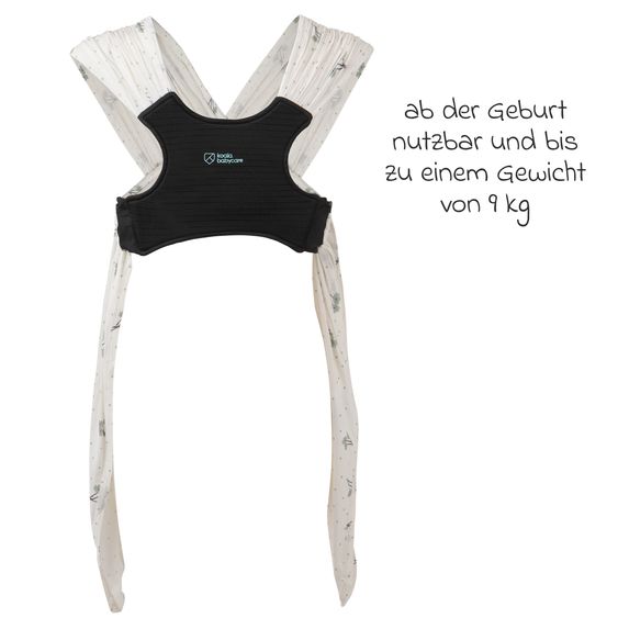 Koala Babycare Écharpe De Portage Bébé Cuddle Band 2 Modal Dès La Naissance De 2 À 9 Kg - Respirant - Blossom Blanc