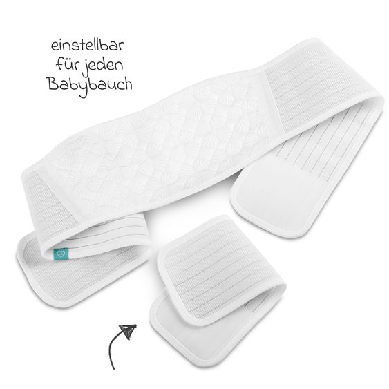Koala Babycare Bande Ventrale & Ceinture De Maintien Belly Soutien Pendant La Grossesse - Broderie Blanche