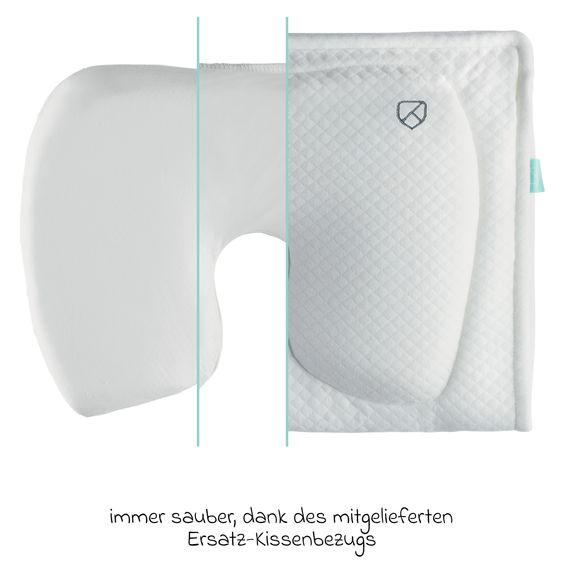 Koala Babycare Coussin D'Allaitement Et Bébé Perfect Head Air L’Idéal Soutien Pendant L’Allaitement - Blanc