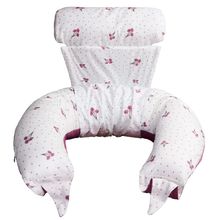 Nursing pillow Hugs Plus Multifunctional Pillow for Pregnancy, Nursing and TummyTime with Removable Support - Blossom Purple