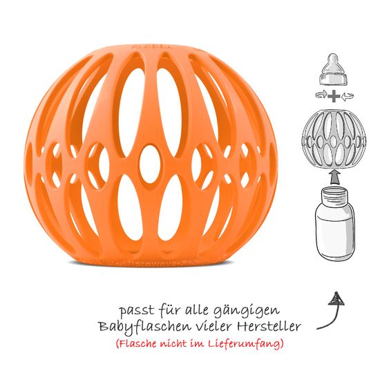 Kokolio Der Babyfläschchenball - Flabba - Orange