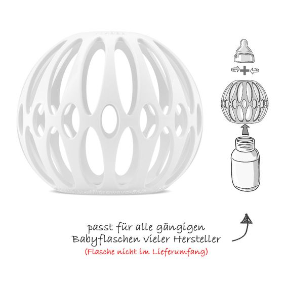 Kokolio Der Babyfläschchenball - Flabba - White