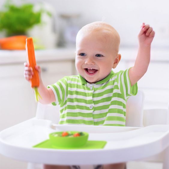 Kokolio Esslernschüssel, Silikonschüssel, Babyschale, Babyschüssel Bowli - Grün