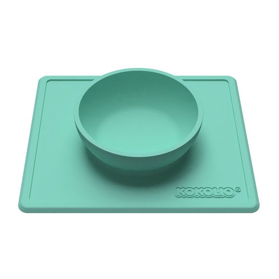 Kokolio Eating bowl, silicone bowl, baby bowl, baby bowl Bowli - Mint