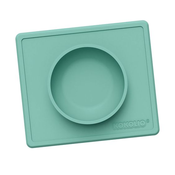 Kokolio Eating bowl, silicone bowl, baby bowl, baby bowl Bowli - Mint