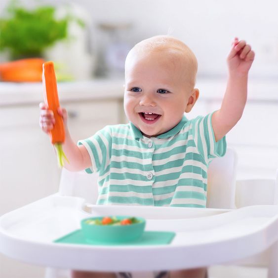 Kokolio Eating bowl, silicone bowl, baby bowl, baby bowl Bowli - Mint