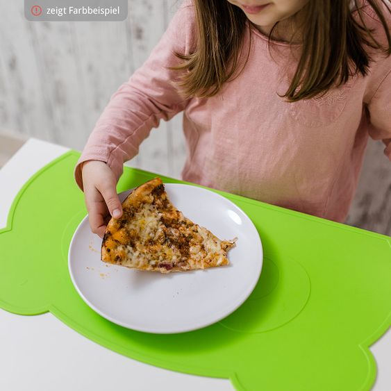 Kokolio Rutschfeste Tischunterlage für Essanfänger, BLW Tischset, Essunterlage, Malunterlage Little Panda - Orange