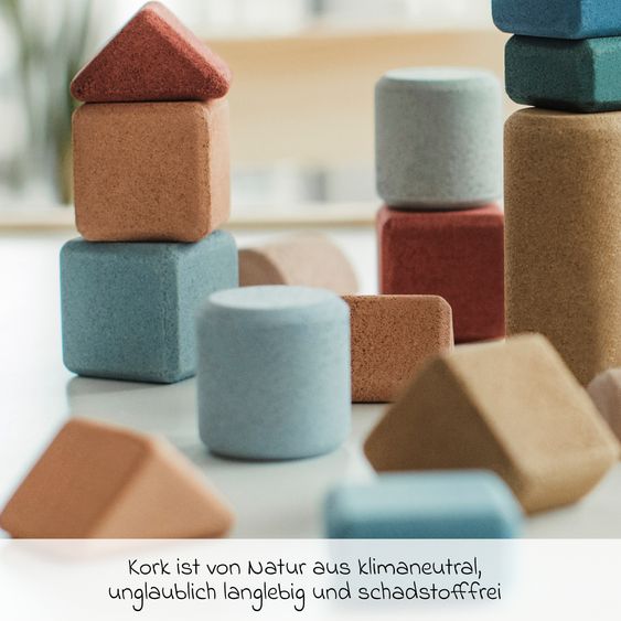 Korko Cork building blocks Small Architects - 20 pieces