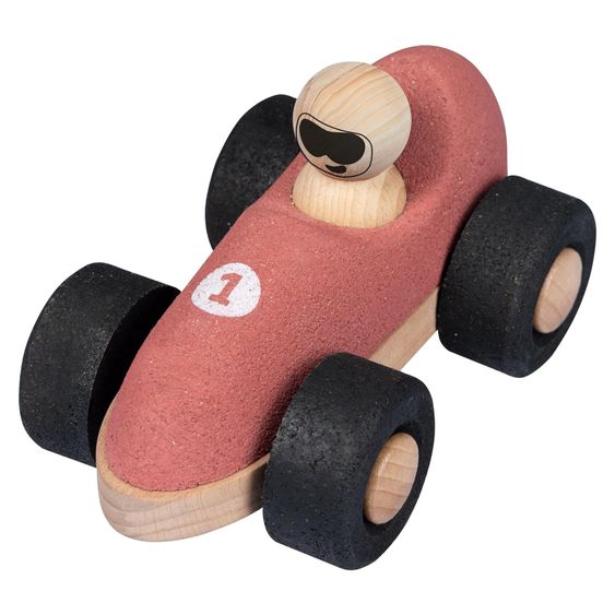 Korko Kork-Schiebefahrzeug / Spielzeugauto E-Cork Racer - Red