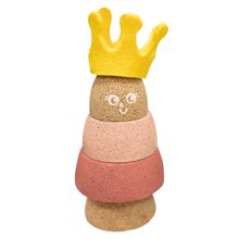 Cork stacking toy Queen - 5 pieces