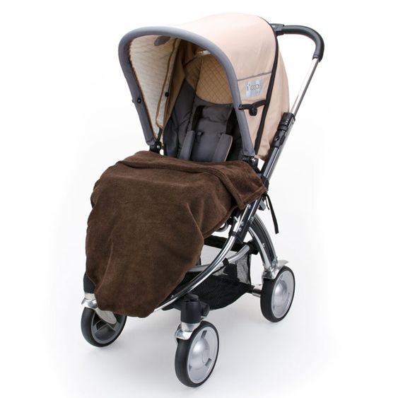 KP Family Fleece Kinderwagen-Decke - Braun