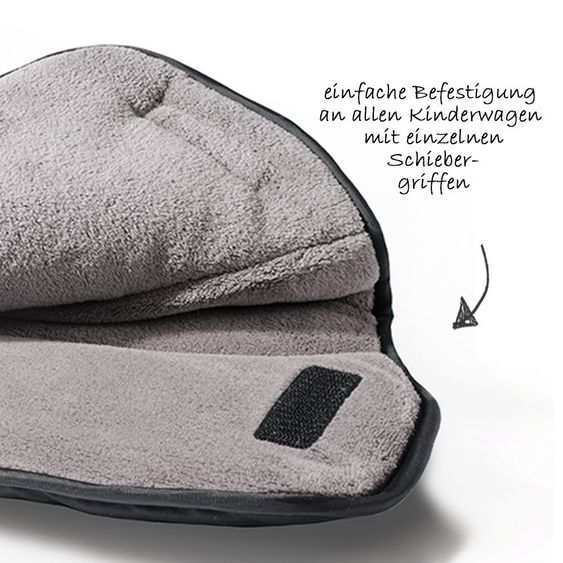 KP Family Handmuff - Schwarz Grau