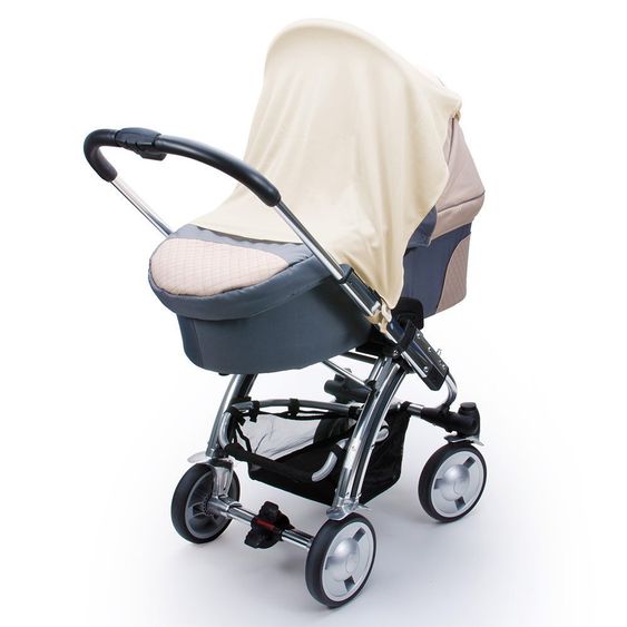 KP Family Schlummertuch mit Plastikclips & Klettbändern - Elfenbein