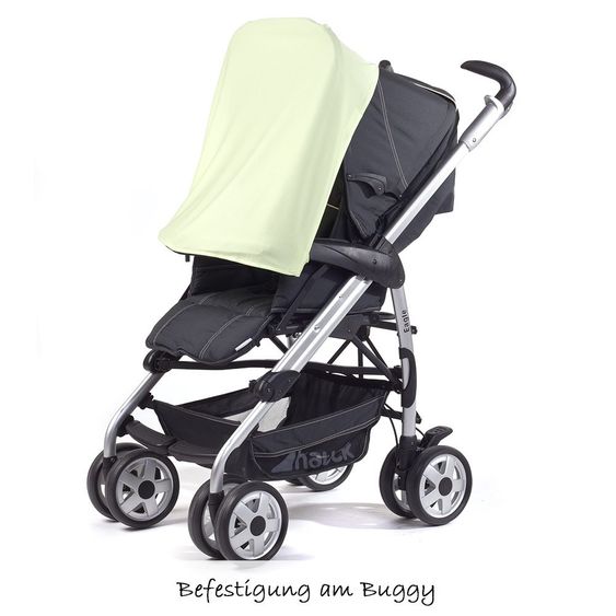 KP Family Schlummertuch mit Plastikclips & Klettbändern - Pastellgrün