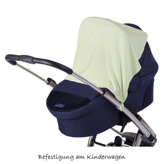 KP Family Schlummertuch mit Plastikclips & Klettbändern - Pastellgrün