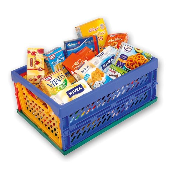 KP Family Toys Mini-Klappbox inkl. Kaufladenartikel