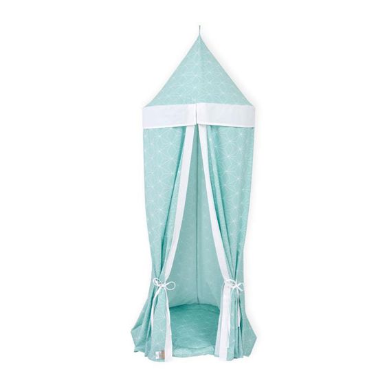 Kraftkids Baldachin - mit Diamantenkontur - Mint