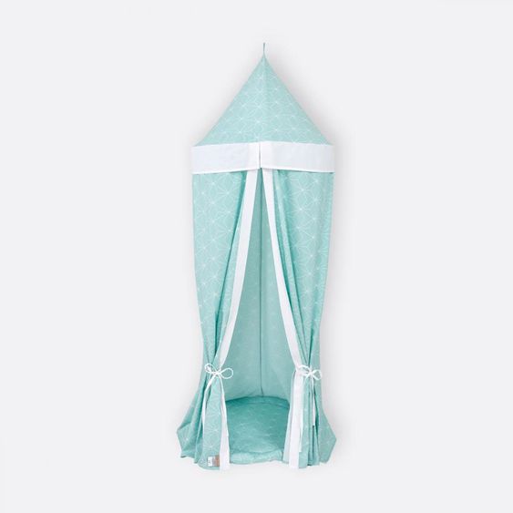 Kraftkids Baldachin - mit Diamantenkontur - Mint