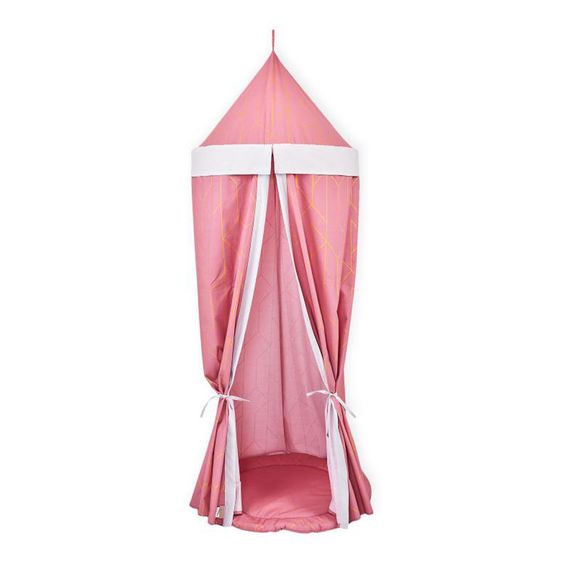Kraftkids Baldachin - mit Goldlinien - Rosa