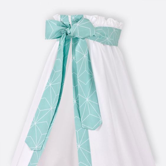 Kraftkids Betthimmel - mit Diamantenkontur - Mint
